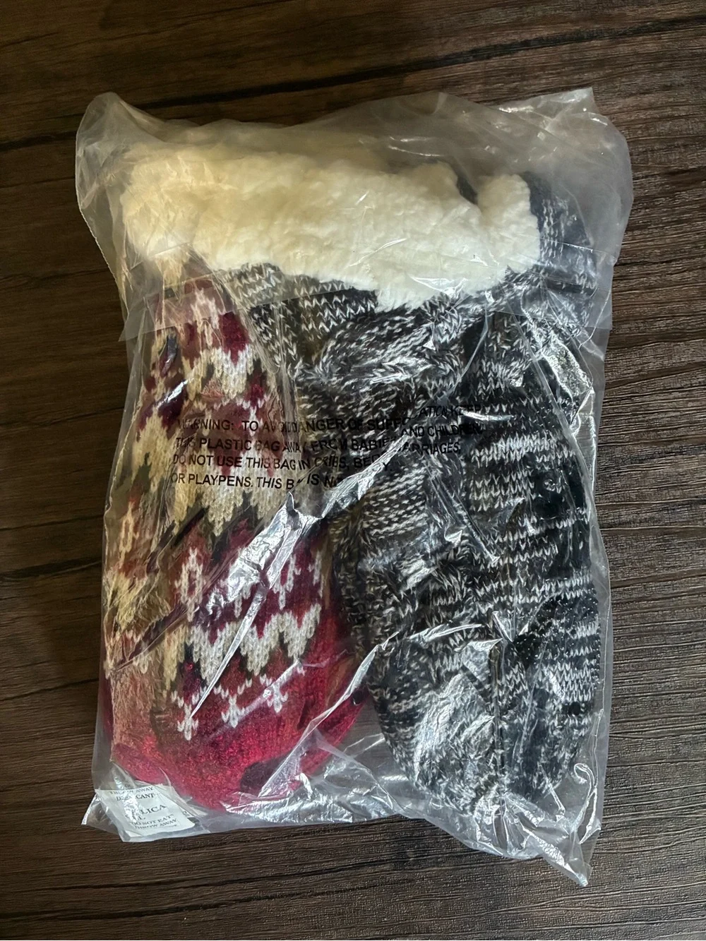 Cozy Fleece-Lined Moccasin Slipper Socks